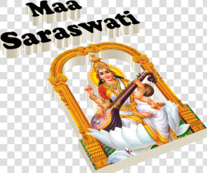 Saraswati Free Background   Poster  HD Png Download