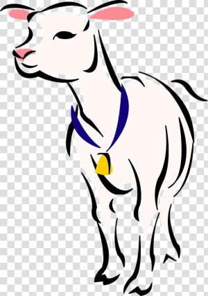 Transparent Shepherd With Sheep Clipart   Sheep With A Bell  HD Png Download