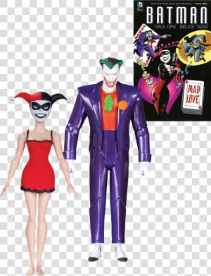 Joker And Harley Quinn Action Figure Pack   Animated Series Harley Quinn Funko Pop  HD Png Download