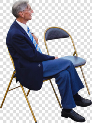 Sitting At A Wedding Png Image   Old Man Sitting Down  Transparent Png