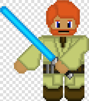 Obi Wan Kenobi Pixel Art  HD Png Download