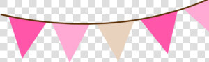 Pink Clipart Banner   Bunting Banner Clipart Png  Transparent Png