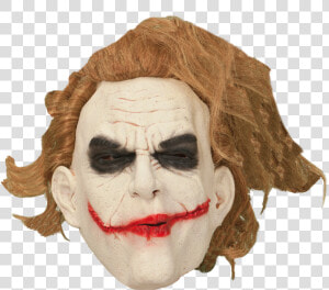 Maskeradmask Joker Med Hår   Joker Mask Teknikmagasinet  HD Png Download