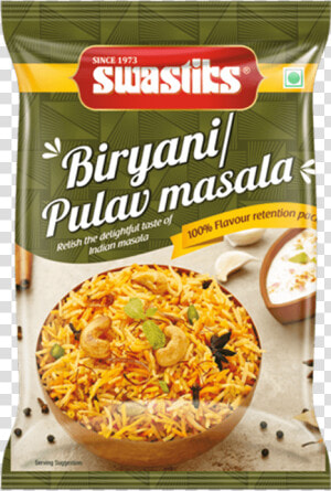 Swastiks Biryani Pulav Masala   Pizza  HD Png Download