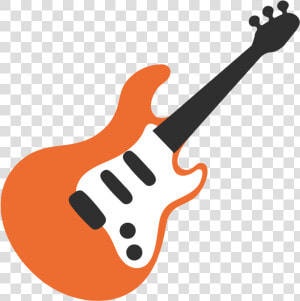 Emoji Guitare Electrique  HD Png Download