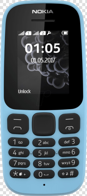 Phone  Blue Nokia A00028534   Nokia 105 Vs 3310  HD Png Download