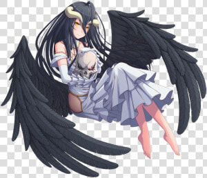  freetoedit  albedo  overlord  anime  animegirl   Albedo  HD Png Download