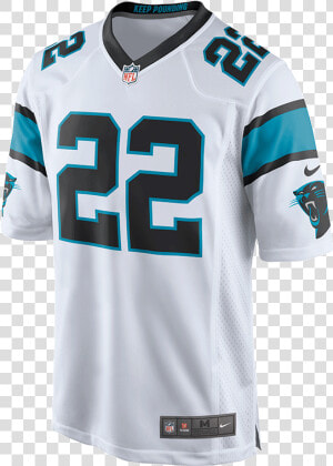 Carolina Panthers Men S Christian Mccaffrey   Christian Mccaffrey Jersey White  HD Png Download