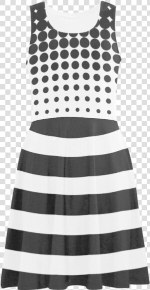 Stripes And Halftone By Artformdesigns Atalanta Sundress   Day Dress  HD Png Download