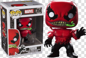 Toxin Us Exclusive Pop Vinyl Figure   Marvel Toxin Funko Pop  HD Png Download