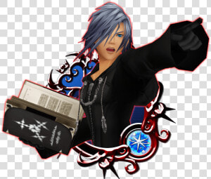 Zexion  28 2b 29 6 e2 98 85 Khux   Stained Glass 6 Khux  HD Png Download