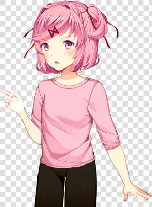 Natsuki But Its Also Somehow Everyoneedited Media   Doki Doki Literature Club Natsuki  HD Png Download