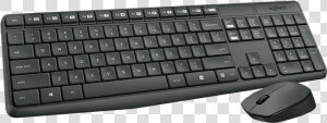 Mk235 Wireless Keyboard And Mouse   Logitech Cordless Desktop Mk235  HD Png Download