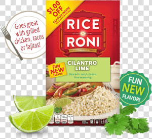 Rice A Roni Cilantro Lime  HD Png Download