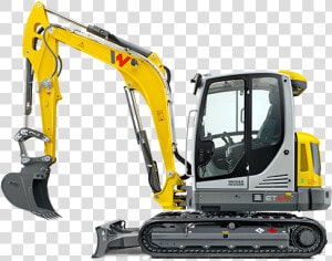 Download This High Resolution Excavator Transparent   Et 65 Wacker Neuson  HD Png Download