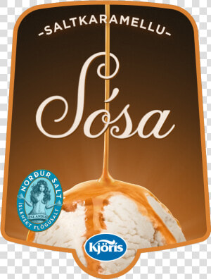 Kjörís Ice Cream Sauce Caramel 250g   Graphic Design  HD Png Download