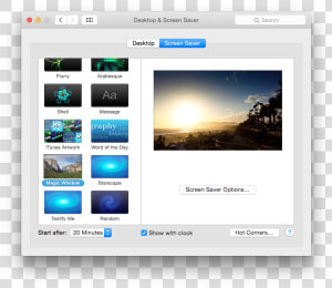 Custom Screensaver Mac Os  HD Png Download