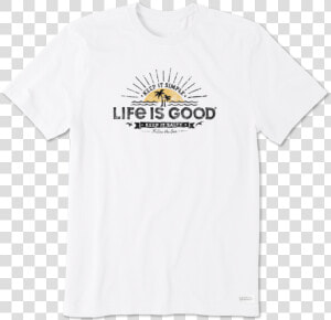 Life Is Good Men S Keep It Salty Crusher Tee   Honeybee  HD Png Download