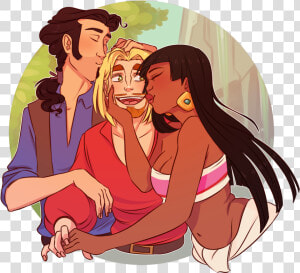 Tulio Kissing Miguel   Tulio And Miguel Fanart  HD Png Download