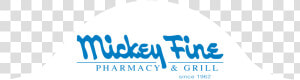 Mickey Fine Pharmacy And Grill   Poster  HD Png Download