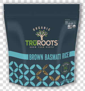 Organic Brown Basmati Rice   Truroots Quinoa Sprouted  HD Png Download