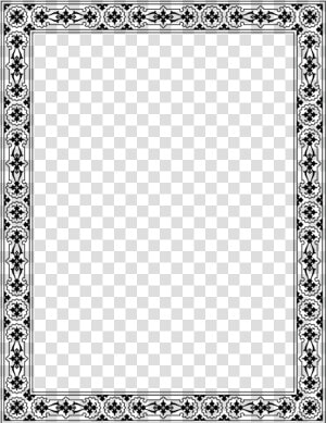 Victorian Border Clipart Celtic Frames And Borders   Dungeons And Dragons Border  HD Png Download