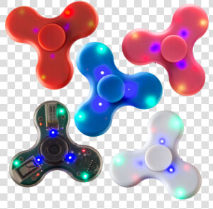 5 pack Random Led Bluetooth Speaker Fidget Spinners   Art  HD Png Download