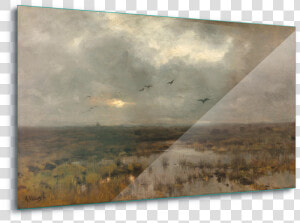 The Marsh Anton Mauve Art Canvas Amp Glass   Png Download   Anton Mauve  Transparent Png