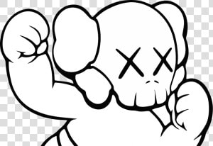 Transparent Homework Clip Art   Easy Kaws Drawing  HD Png Download