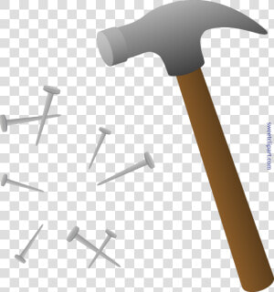 Hammer And Nails Clip Art   Hammer And Nails Clipart  HD Png Download