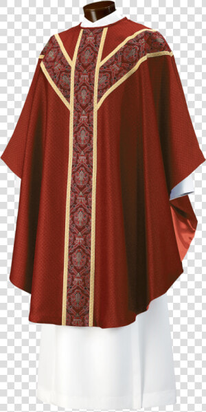 Sol482 Solomon Chasuble  Red   Cape  HD Png Download