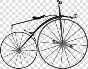 Bicycle Cycling Boneshaker Velocipede Clip Art   Velocipede Png  Transparent Png