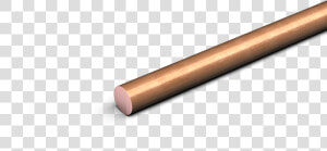 Copper Round Bar   Cylinder  HD Png Download