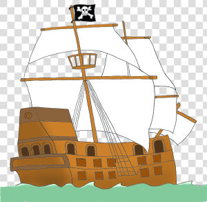 Pirate Ship Picture   Mast  HD Png Download