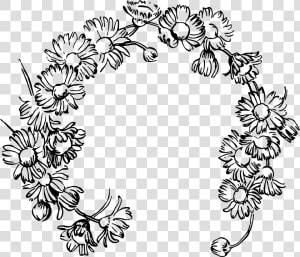 Daisy Chain Clip Arts   Daisy Chain Drawing  HD Png Download