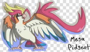 Mega Pidgeot By Https   Eagle  HD Png Download