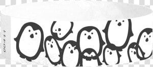 Penguin Tyvek Wristbands  HD Png Download