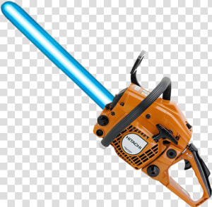 No Caption Provided   Lightsaber Chainsaw  HD Png Download