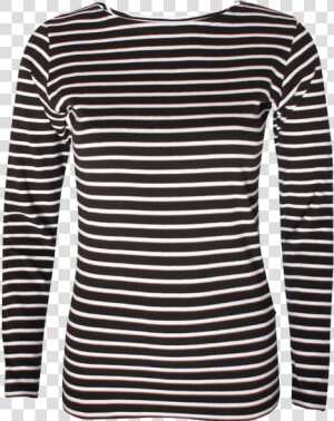 Women  39 s Striped Long Sleeve Top  HD Png Download