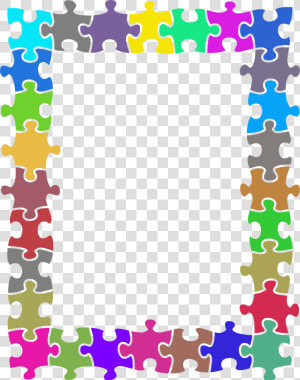 Transparent Puzzle Piece Frame Png Clipart   Png Download   Puzzle Piece Frame Transparent  Png Download