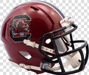 South Carolina Cardinal Speed Mini Helmet   South Carolina Gamecocks Riddell Speedflex Mini Helmet  HD Png Download