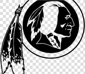 Washington Redskins Png Transparent Images   Redskins Logo Black And White  Png Download