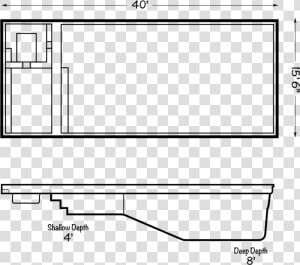 Ground Pool Blueprint  HD Png Download