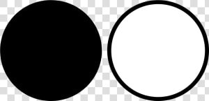 Circle Clipart Black And White   Black And White Circle Clip Art  HD Png Download