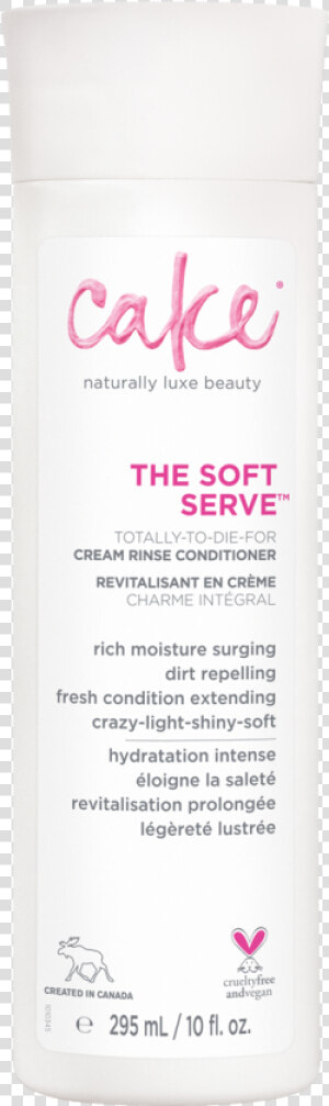 The Soft Serve Cream Rinse Conditioner  295 Ml   Cake The Soft Serve Shampoo  HD Png Download