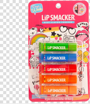 Days Of The Week Lip Balm Set   Lip Smacker Days Of The Week  HD Png Download