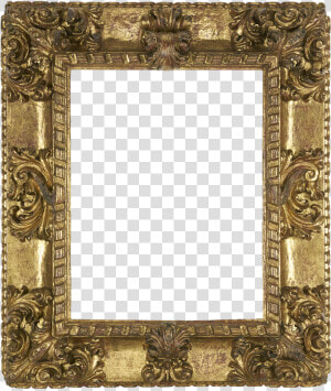 Spanish 17th Century Frame  Carved  amp amp   Spanish Picture Frames 17th Century  HD Png Download