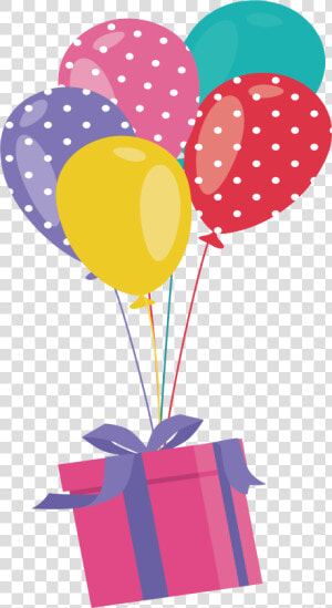 Gifts And Balloons Clipart  HD Png Download