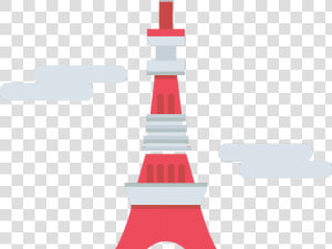 Eiffel Tower Clipart Tokyo Tower   Graphic Design  HD Png Download