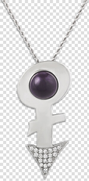 Prince’s Amethyst Love Symbol Pendant   Pendant  HD Png Download